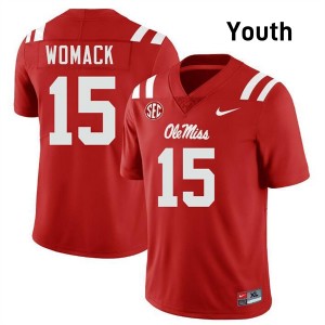 Youth Da'Shawn Womack Red Rebels #15 High School Jersey 637766-780