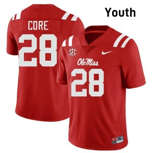Youth Dante Core Red Rebels #28 University Jerseys 244168-969