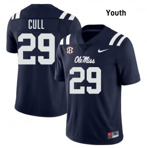 Youth Nick Cull Navy Rebels #29 Limited Jersey 800470-511