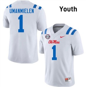 Youth Princewill Umanmielen White Rebels #1 2025 Jerseys 796993-977