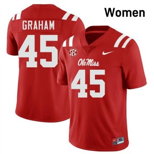 Women Talib Graham Red Rebels #45 Game Jersey 826229-804