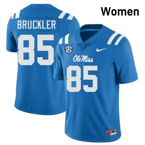 Women Trace Bruckler Powder Blue Rebels #85 Player Jersey 966050-584