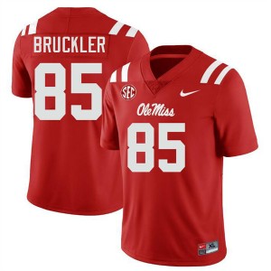 Men Trace Bruckler Red Rebels #85 Official Jersey 551969-915