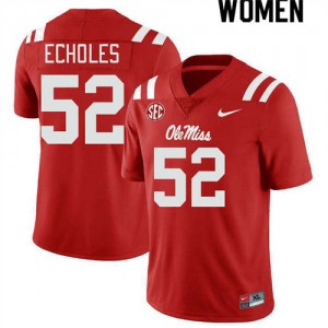 Women Will Echoles Red Ole Mississippi #52 2025-26 Jerseys 191923-248